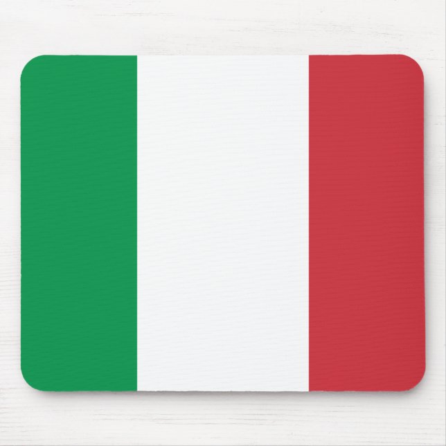 Italy flag mouse pad (Front)