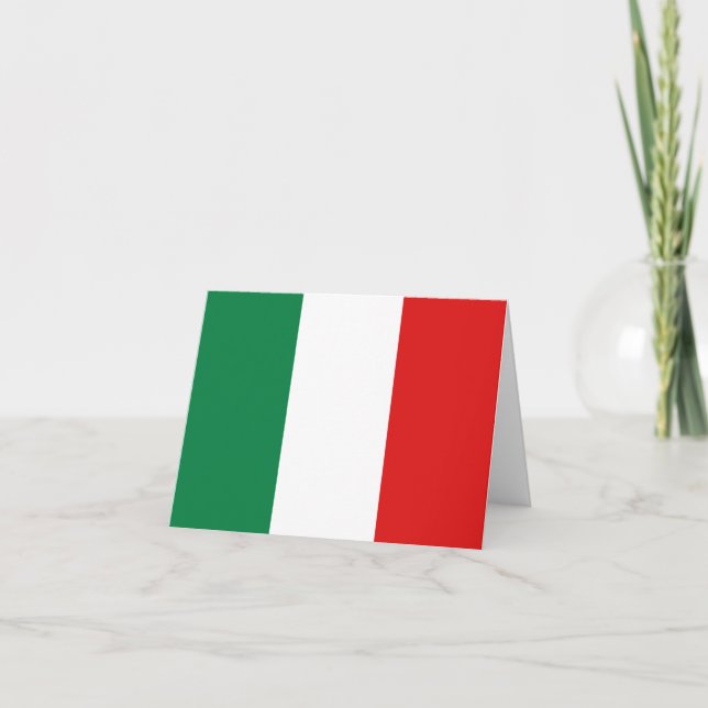 Italy Flag Notecard (Front)