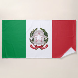 Italy flag phone case beach towel