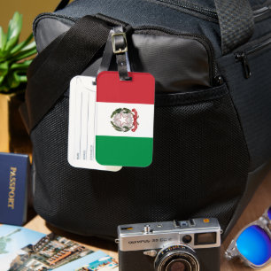 Italy flag phone case luggage tag