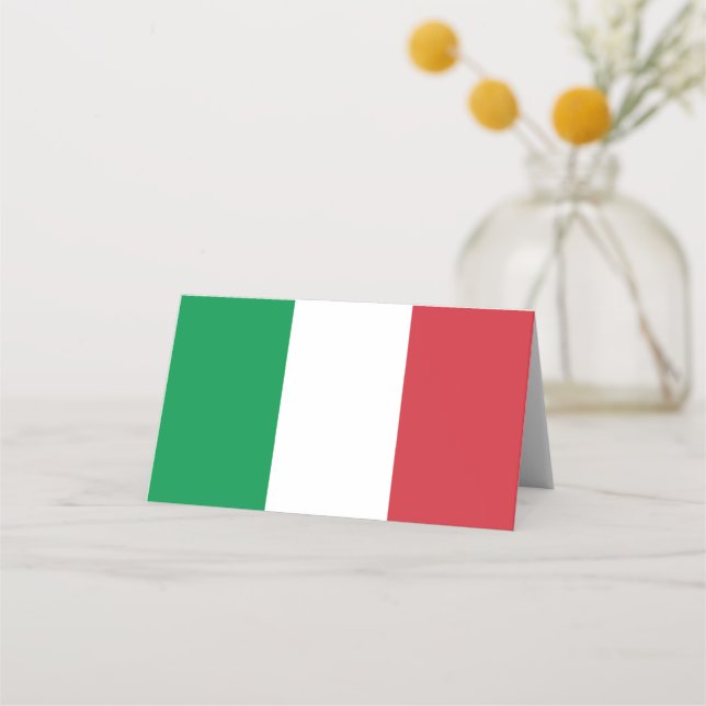Italy Flag Place Card (Front)