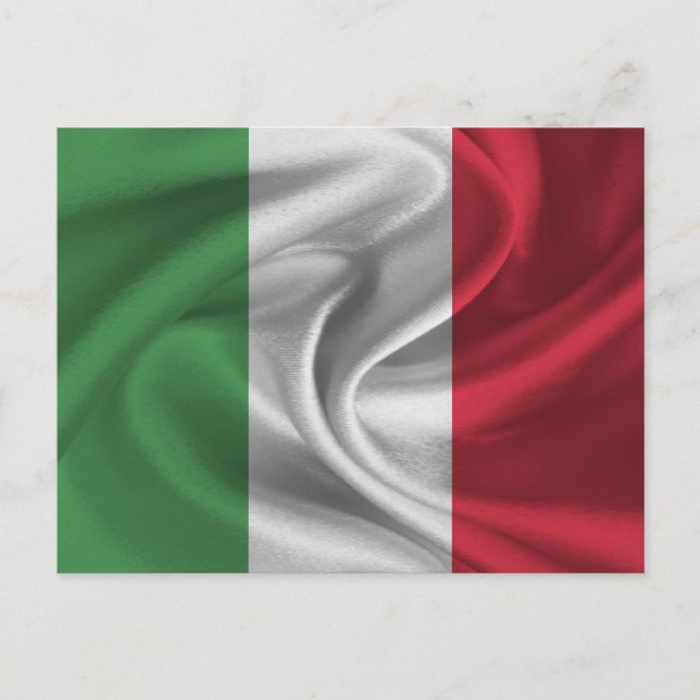 Italy Flag Postcard (Front)