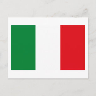 Italy Flag Postcard