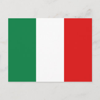 Italy Flag Postcard