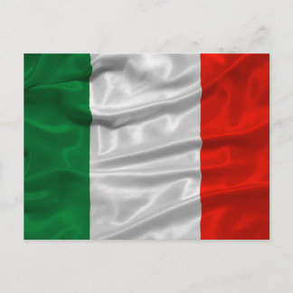 Italy Flag Postcard