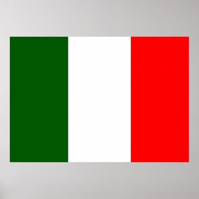 Italy Flag Poster (Front)