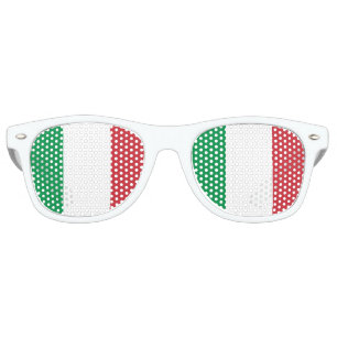 Italy Flag Retro Sunglasses