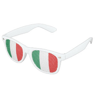 Italy Flag Retro Sunglasses