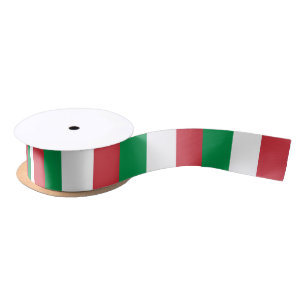 Italy Flag Satin Ribbon