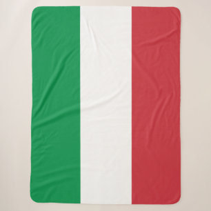 Italy Flag Sherpa Blanket