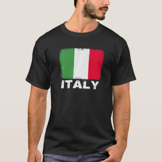 Italy Flag Support Italian People Women Men T-Shirt