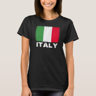 Italy Flag  Support Italian People Women Men T-Shirt