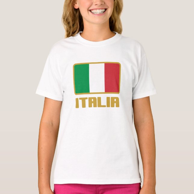 Italy Flag T-Shirt (Front)