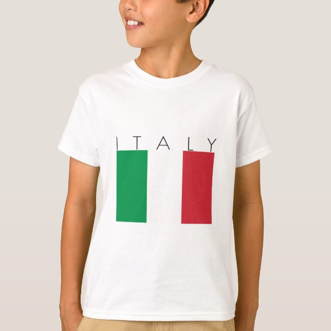 Italy Flag T-Shirt (Front)