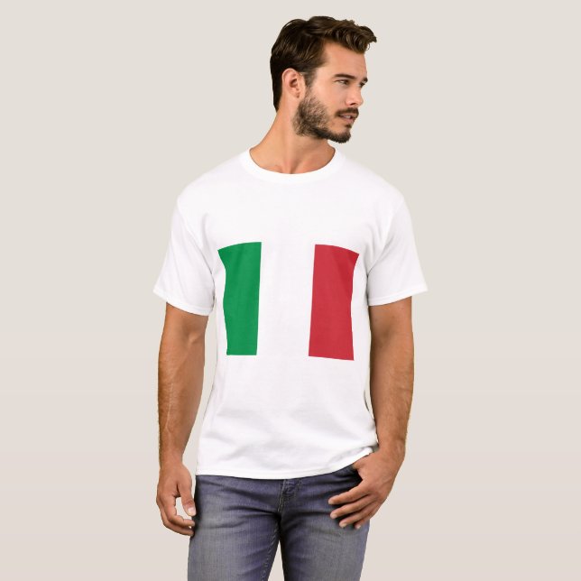 Italy Flag T-Shirt (Front Full)