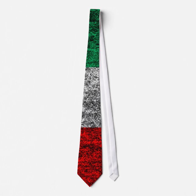 italy flag tie (Front)