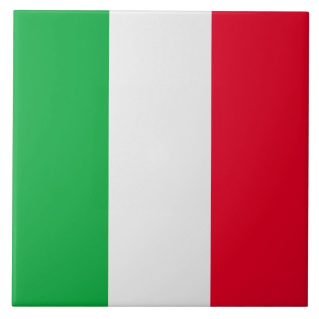 Italy Flag Tile (Front)