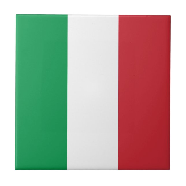 Italy Flag Tile (Front)