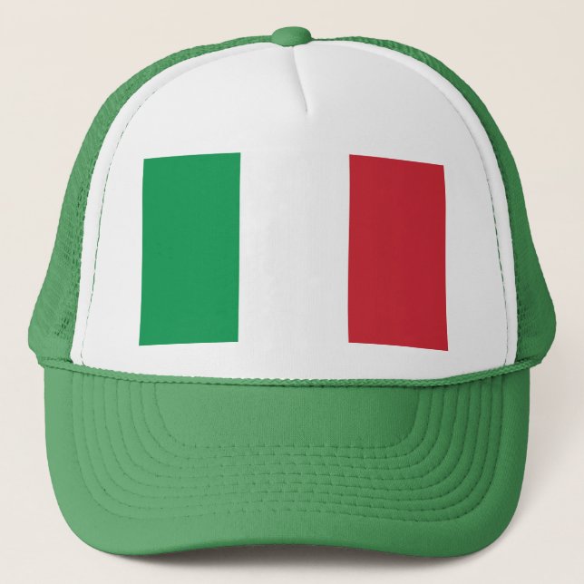 Italy Flag Trucker Hat (Front)