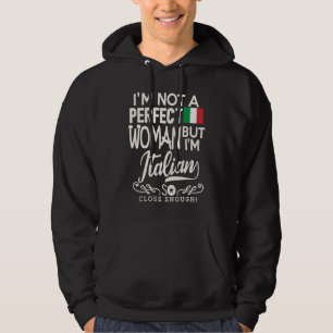 Italy Flag Woman Italian Pride Souvenir Hoodie