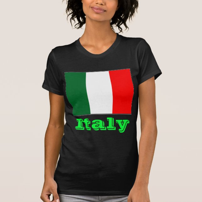 Italy flag women's T-Shirt (Front)