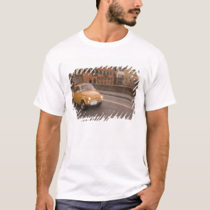 Italy, Florence. Fiat 800 Rally crosses Arno T-Shirt