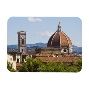 Italy, Florence, View of Florence Cathedral Magnet