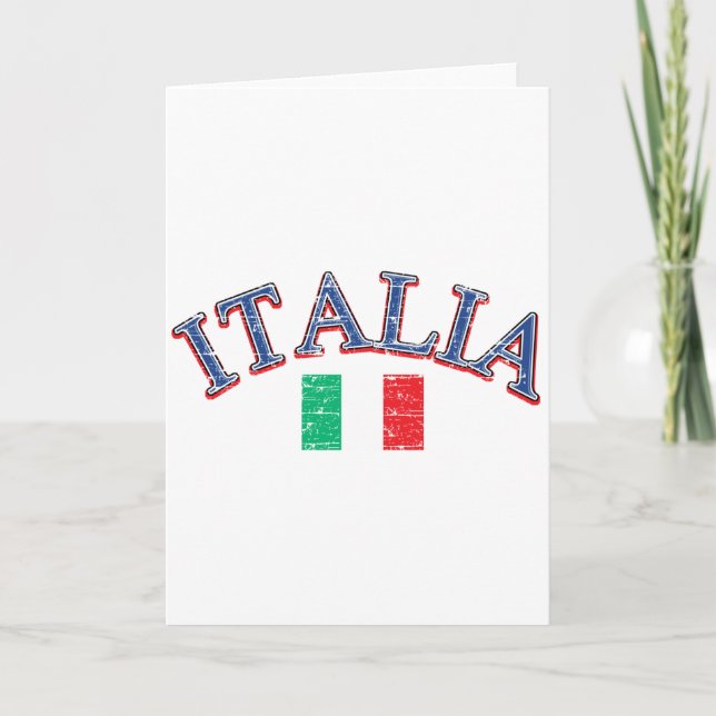 Italy football design card (Front)
