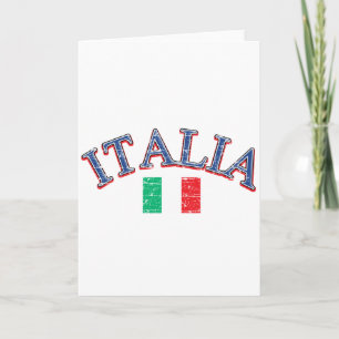 Italy football design card