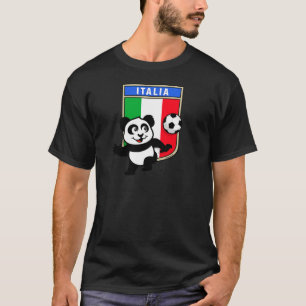 Italy Football Panda T-Shirt