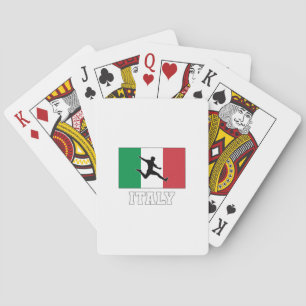 Italy Football Soccer National Team Playing Cards