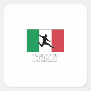 Italy Football Soccer National Team Square Sticker