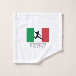 Italy Football Soccer National Team Wash Cloth