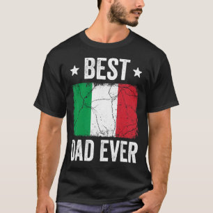 Italy  For Men Italian Best Dad Ever T-Shirt