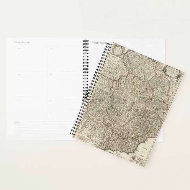 Italy, France Planner (Display)