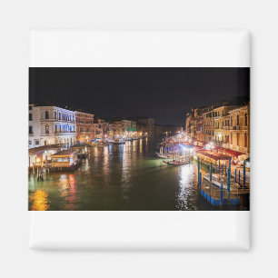 Italy - Grand Canal Venice by Night Magnet