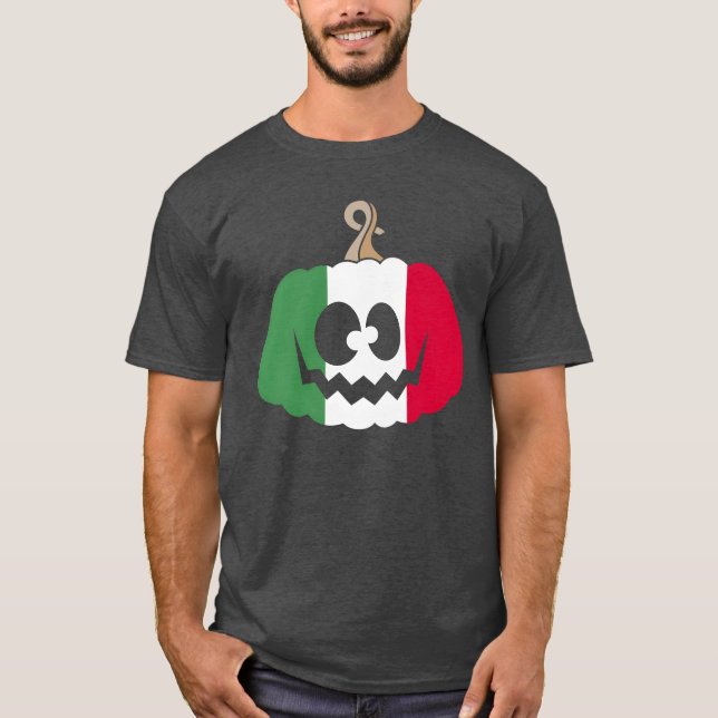 Italy Halloween Pumpkin gift T-Shirt (Front)