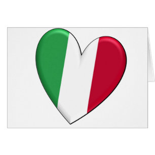 Italy Heart Flag