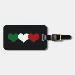 Italy Heart Luggage Tag