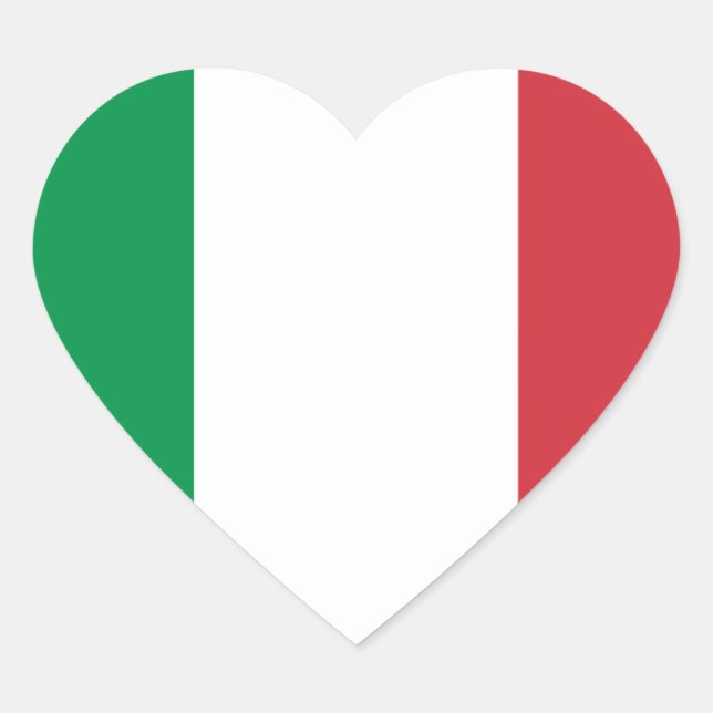 italy heart sticker (Front)