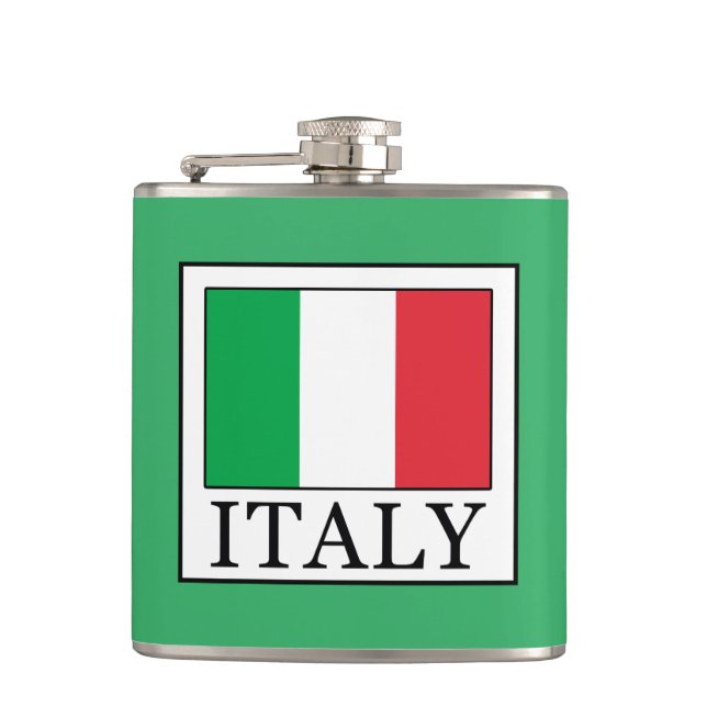 Italy Hip Flask (Front)