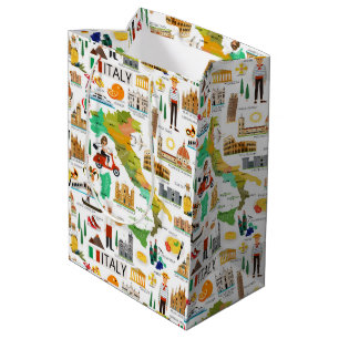  Italy Icons Design Gift Bag