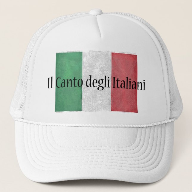 Italy - Il Canto degli Italiani Trucker Hat (Front)