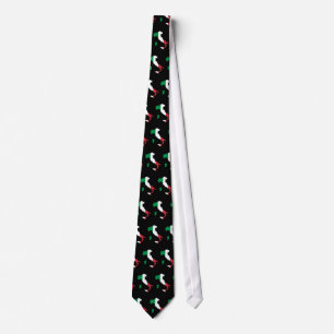 Italy in Italian Colours Tiled Tie