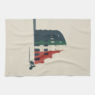 Italy-Inspired Colosseum Horizontal Kitchen Towel
