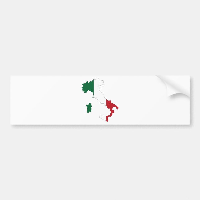 Italy / Italia Bumper Sticker (Front)