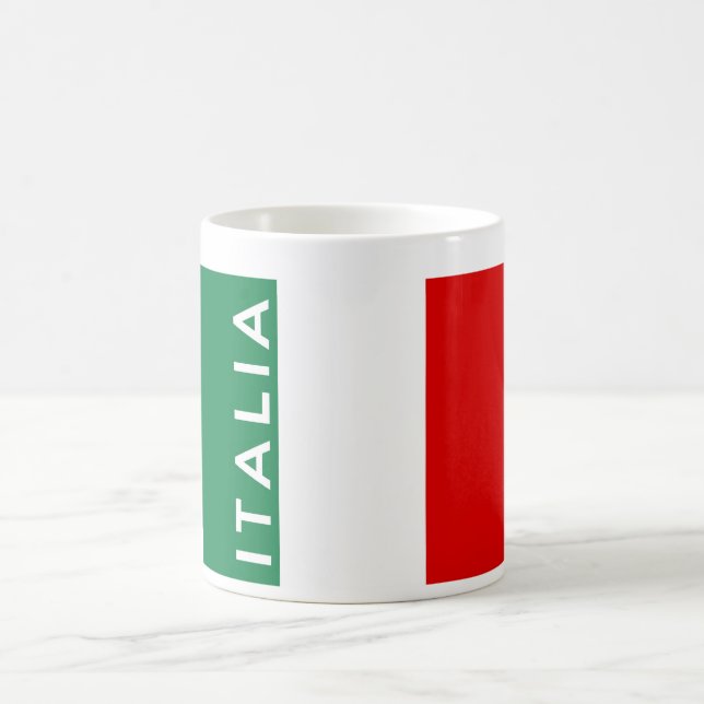 italy italia flag country text name coffee mug (Center)