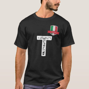 Italy Italia Human-Flag Letter T Italy Italia T-Shirt