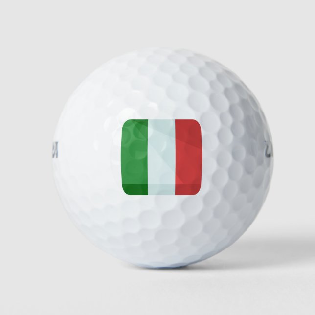 Italy, Italian Flag Golf Balls (Front)