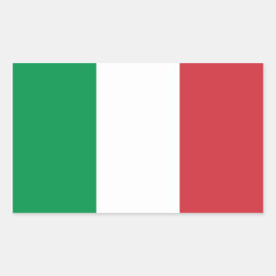 Italy/Italian Flag Rectangular Sticker